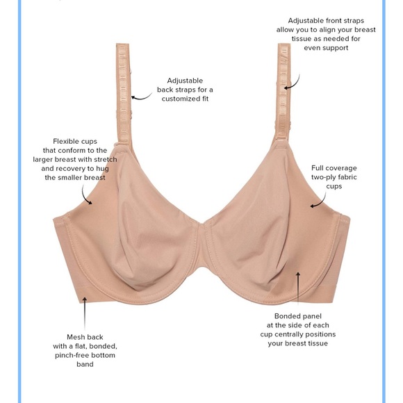 Wacoal Shape Revelation® Uneven Underwire Bra in BAROQUE ROSE, 38DDD, NWT - Picture 2 of 9